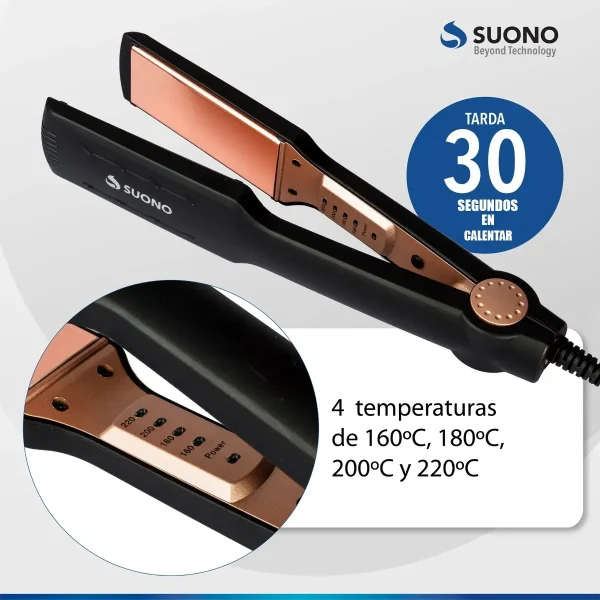 Plancha De Pelo Suono 061 - Imagen 3