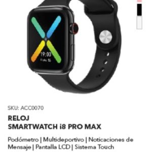 RELOJ SMARTWATCH I8 PRO SUONO