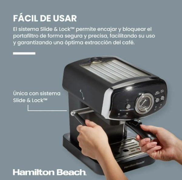 CAFETERA ESPRESSO RETROBLACK MAVERICK - Imagen 3