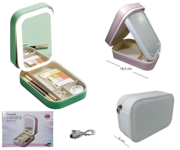 CAJA MAQUILLAJE C/ESPEJO ORYX CY094