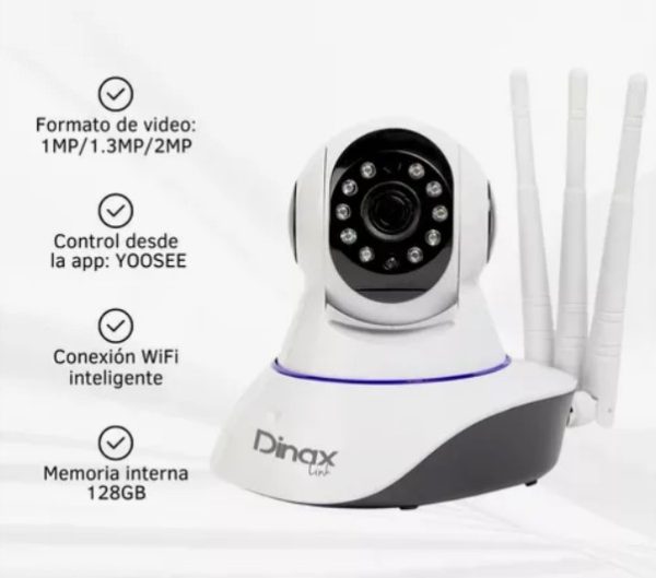 CAMARA IP 5 ANTENAS DINAX CON WIFI - Imagen 2