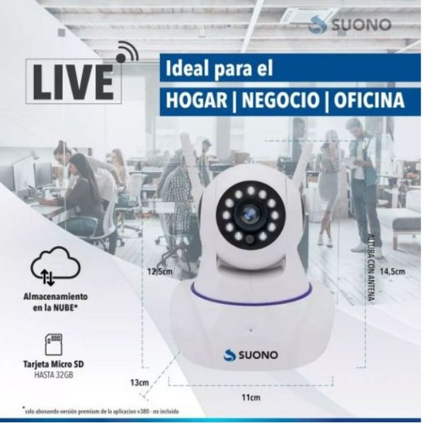 CAMARA IP SUONO 2 ANTENAS - Imagen 2