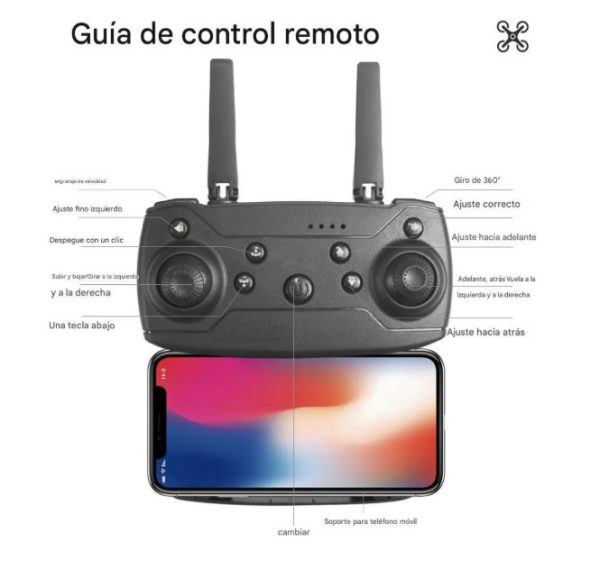 DRONE CON CONTROL REMOTO Y CAMARA K13 max S2143 - Imagen 4
