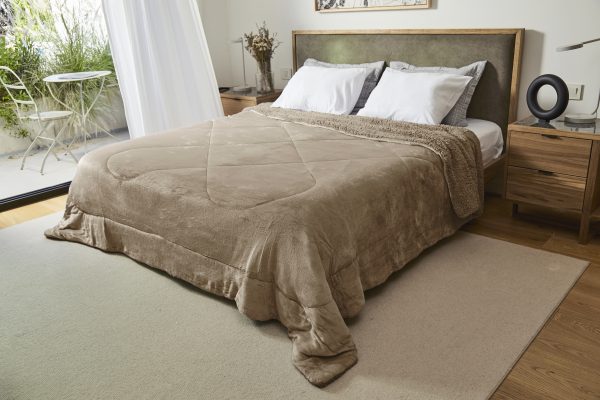 EDREDON FLANNEL CORDERITO KING