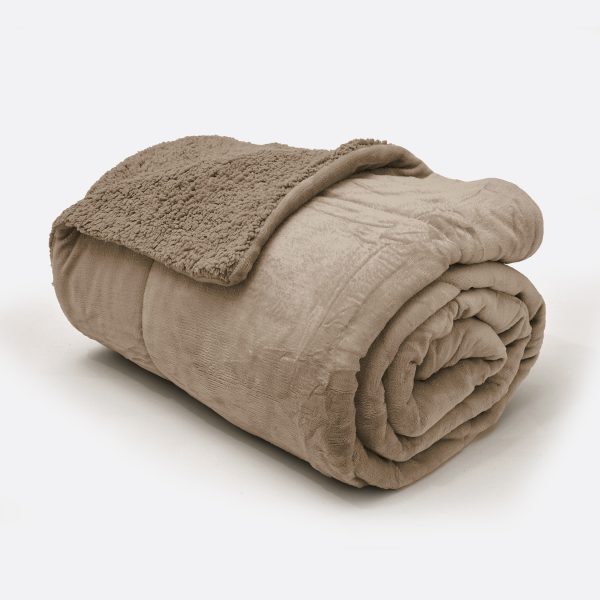 EDREDON FLANNEL CORDERITO TWIN - Imagen 4