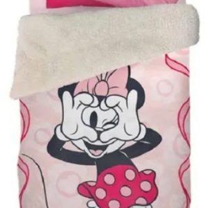 FRAZADA CORDERITO PIÑATA MINNIE