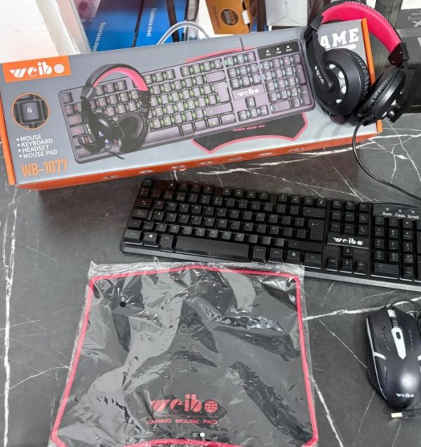 JUEGO DE TECLADO 4PCS ORYX WB1033