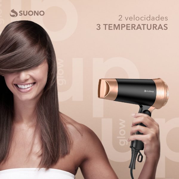 SECADOR DE PELO PLEGABLE SUONO - Imagen 3