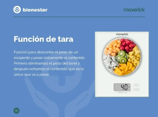 Balanza de Cocina Maverick BKD01 - Imagen 3