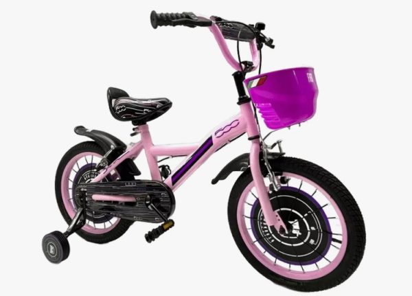 BICICLETA R16- RETRO C/CANASTO rosa
