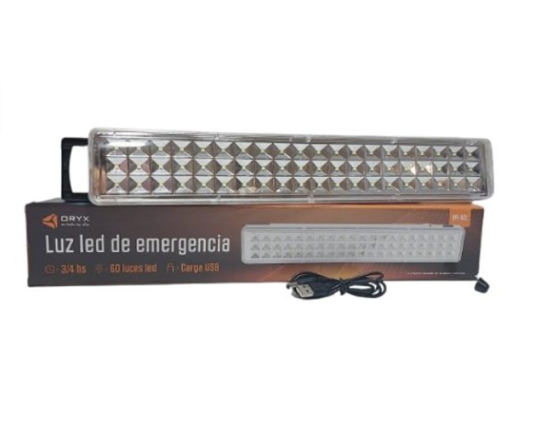 LUZ DE EMERGENCIA 60 LED USB