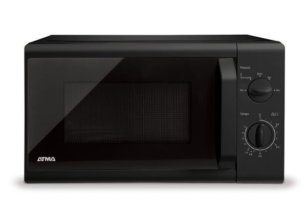 MICROONDAS ATMA ROTATIVO 20LTS negro