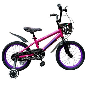 BICICLETA R16- RETRO C/CANASTO fucsia