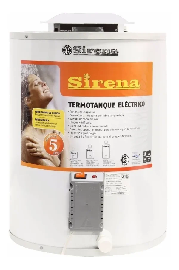 TERMOTANQUE SIRENA 40 LTS