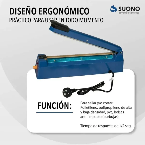 SELLADOR DE BOLSA 30cm SUONO - Imagen 2