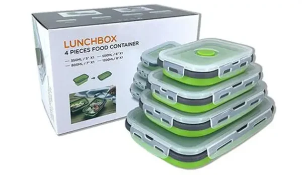 SET 4 CONTENEDOR SILICONA S-2115