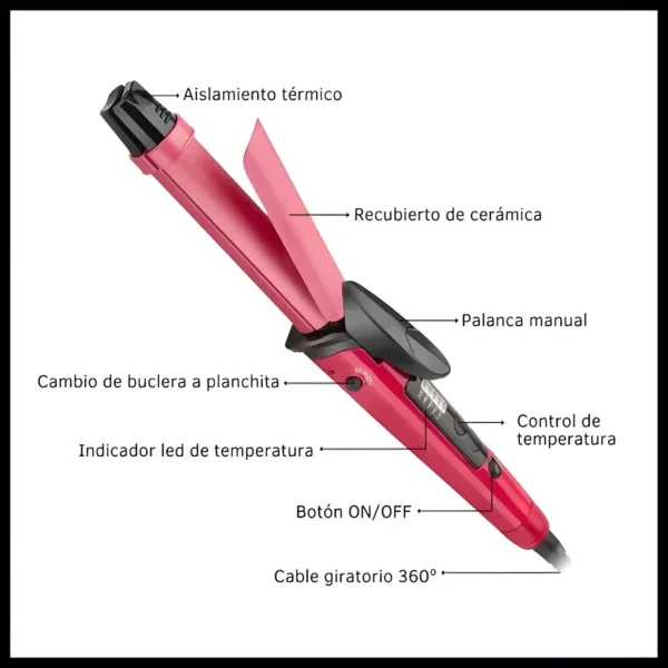 RIZADOR DINAX 2 EN 1 2215 - Imagen 2