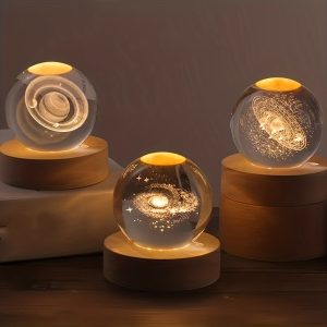 BOLA DE CRISTAL LED 8CM