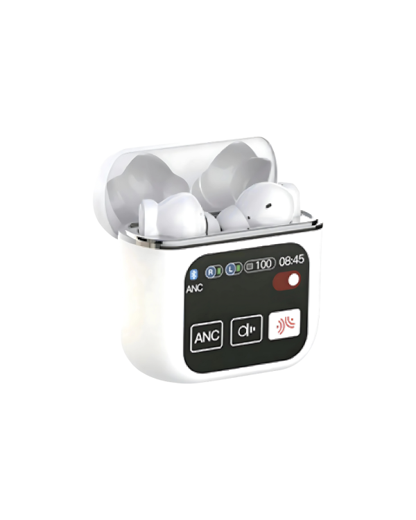 AURICULARES C/ DISPLAY BLANCO AYV0309