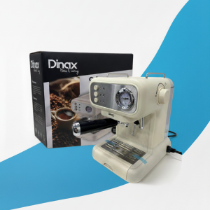 CAFETERA ESPRESSO VINT 800W BEIGE DINAX