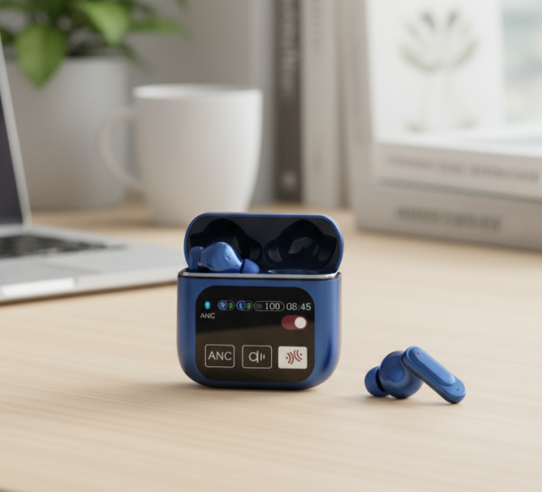 AURICULARES C/ DISPLAY AZUL AYV0309