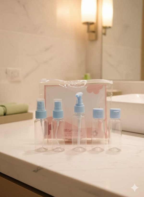 SET 5 BOTELLAS P/ COSMETICO AD0097