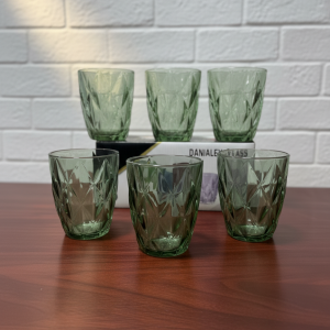 SET 6 VASOS DE VIDRIO ORYX JK-4478-01