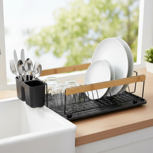 SECAPLATOS ACERO NEGRO YM-04