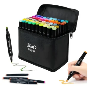 MARCADORES DOBLE PUNTA 60pcs/LB03X60