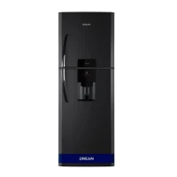 HELADERA DREAN C/DISPENSER 396LT NEGRA