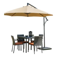 SOMBRILLA BANANA ALU & STEEL cod.598542